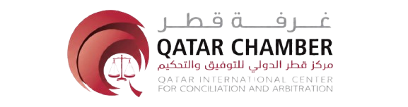 شعار مركز قطر الدولي للتوفيق والتحكيم